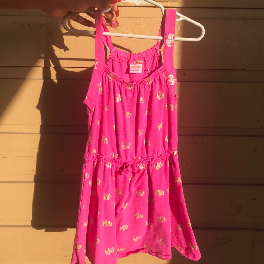 Pink and Gold Gymboree dress